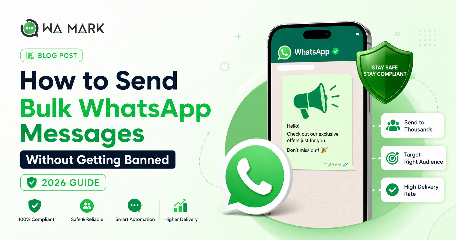How to Send Bulk WhatsApp Messages Without Getting Banned (2026 Guide)